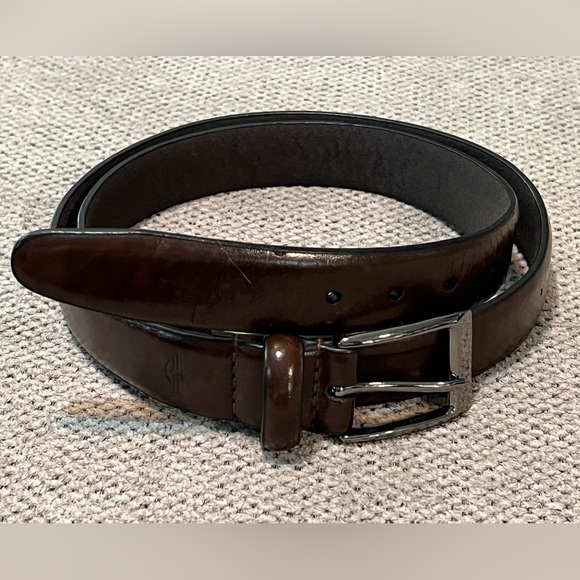 Dockers Dark Brown Leather‎ Belt 38 - Picture 1 of 9